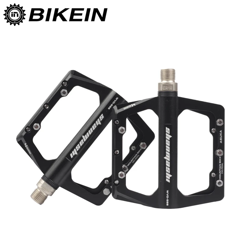 BIKEIN открытый велосипедный велосипед 4 подшипника педали MTB велосипед платформа Нескользящая плоская педаль MTB супер светильник аксессуары с фиксированной передачей