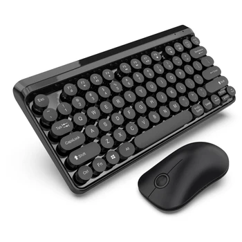 

L100 Wireless Keyboard and Mouse 77-key 2.4GHz bluetooth Keyboard With Mouse Waterproof Ergonomic Keyboard For PC Tablet Phone