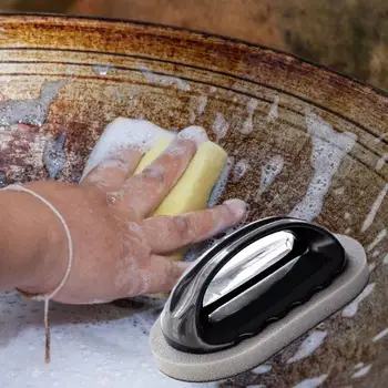 

2019 Bath Brush Multifunctional Detergent Strong Decontamination Handle Dish Sponge Brushes Durable Kitchen Clean Tool 14x8cm