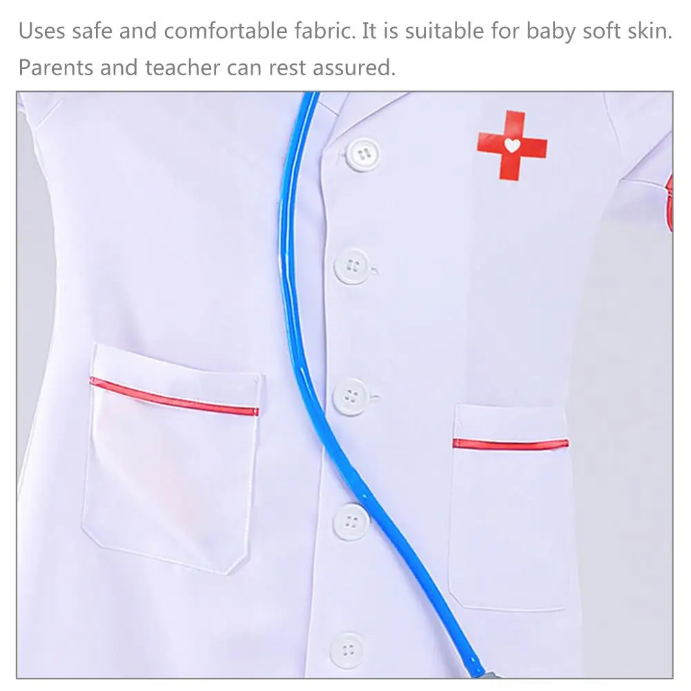 Halloween Children's Clothing Doctor Bai Dawei Professional Play Performance Clothing Kindergarten Play Home Nurse Service