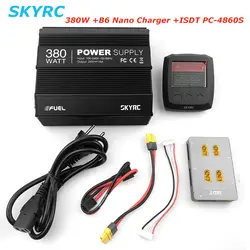 SKYRC 380W Питание 100-240V AC/DC 24V 16A RC Питание адаптер для SKYRC B6 Nano ISDT PC-4860 BG-8S Q6 Pro DC Зарядное устройство