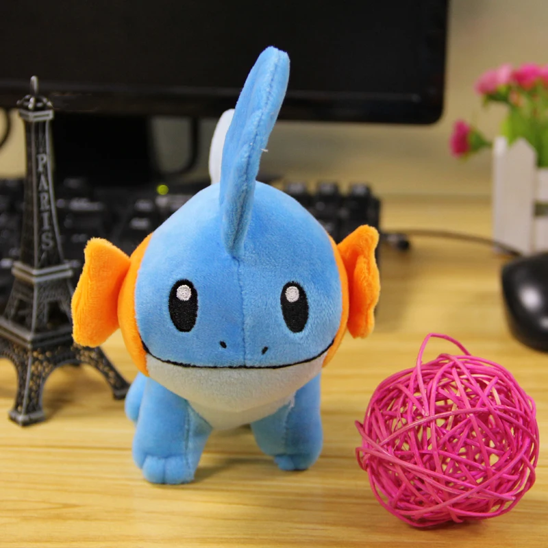 1 шт. 18 см Покемон Mudkip Плюшевая Игрушка мягкая кукла тег день рождения подарок детские игрушки RXJD