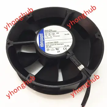 

ebmpapst 6224 N/17HAU 6224N/17HAU DC 24V 1.25A 172x172x51mm Server Cooling Fan
