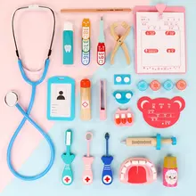 Наборы детских ролевых игр, деревянные ролевые игры, Доктор Медсестры, медицинский кабинет для мальчиков и девочек, подарки на день рождения, Новинка