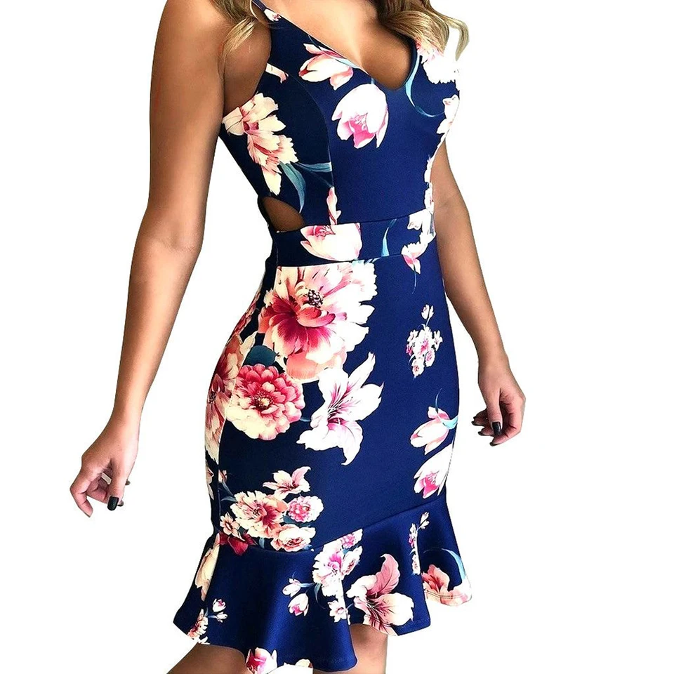 sexy flower dress