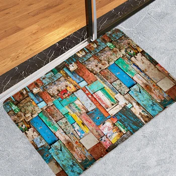 

Soft Area Rug Floor Area Rug Anti-Slip Carpet Door Flannel Living Room Bathroom Flannel Mats Modern Carpet Washed Door Mat D30