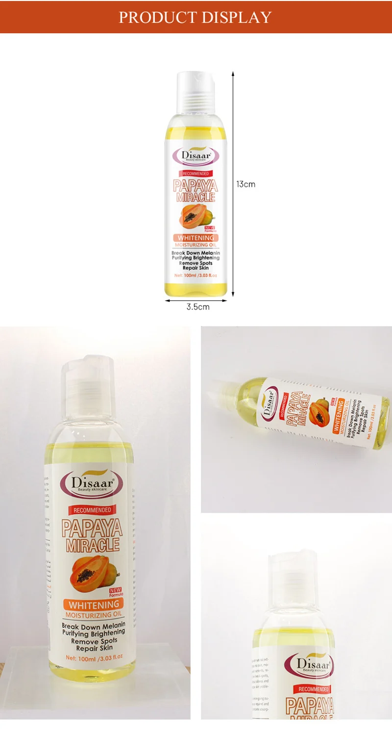 100ml Papaya Oil Body Massage Oil 100ml Papaya Oil Body Massage Oil