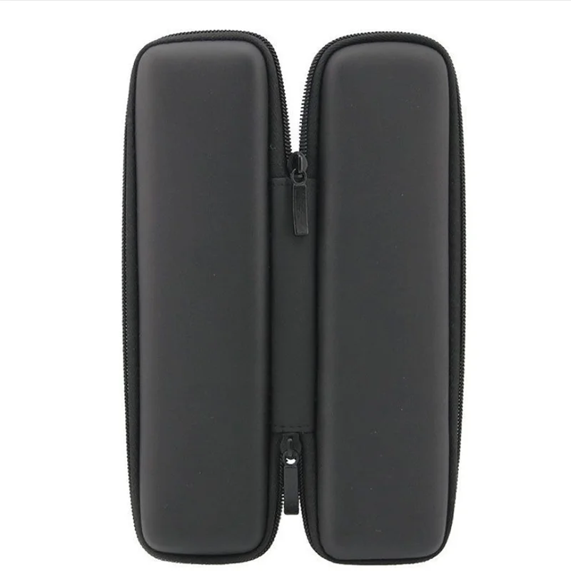 1pc Black Pen Case Portable Case Pouch Hard EVA Makeup Office Storage Stationery Bag Pen Shell Holder Earphone