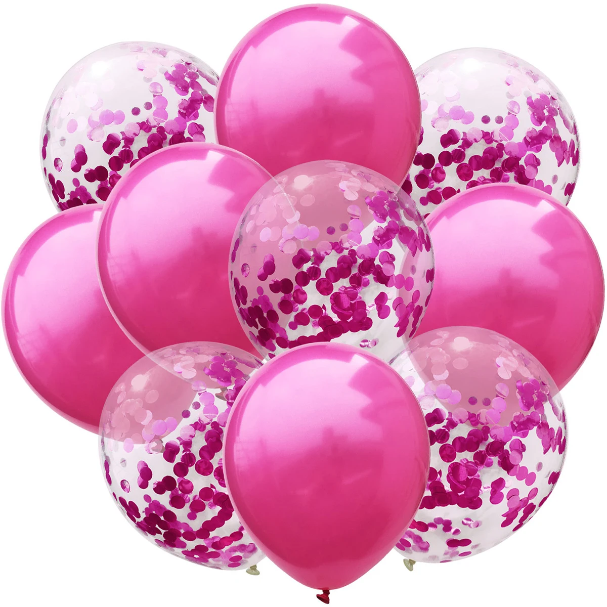 1 упаковка 12 дюймов латексные разноцветные воздушные шары с конфетти надувной шар Гелиевый шар для дня рождения свадебные принадлежности - Цвет: 23