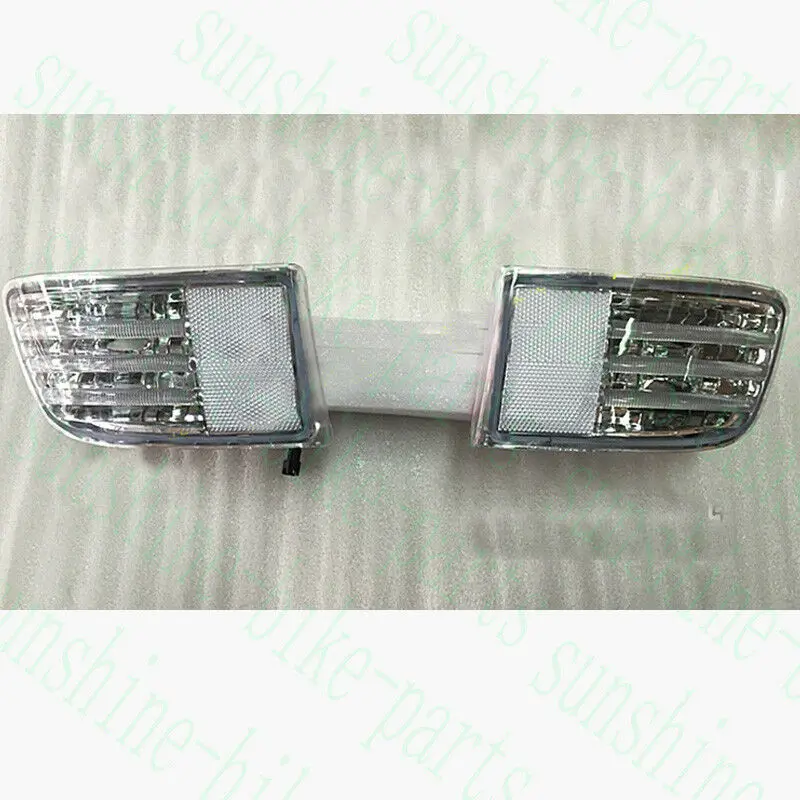 Для Toyota Prado LC120 2003-2009 белый задний бампер задняя крышка светодиодной лампы 2 шт
