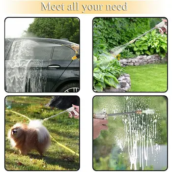 

High Pressure Water Sprayer Metal Brass Nozzle Garden Hose Pipe Lawn Car Wash Brand New And High Quality 2020