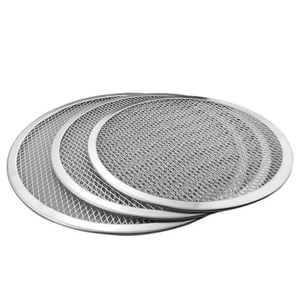 Алюминиевый сплав антипригарный блинчик для пиццы сетчатый лоток для выпечки Посуда кухонный инструмент