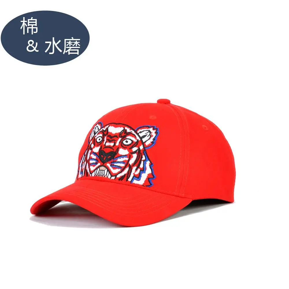 

Hot Selling European And American-Style Fashion Autumn And Winter Baseball Cap Men's Visor Embroidered Tiger Duckbill Hat
