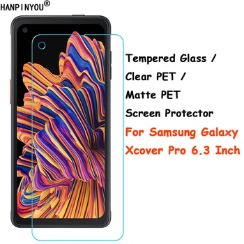 

Tempered Glass / Clear PET / Matte PET - Screen Protector Protective Film Guard For Samsung Galaxy Xcover Pro G715F 6.3"