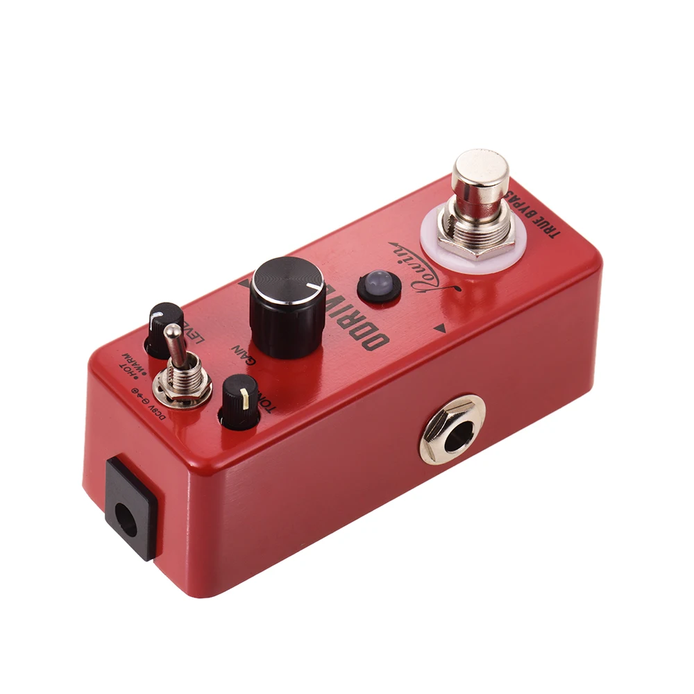 LEF-302B ODRIVE-II корпус из алюминиевого сплава электронная педаль для гитарного эффекта овердрайв 2 режим работы