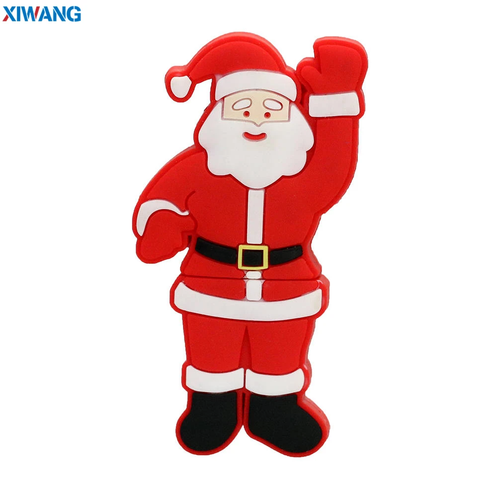 XIWANG USB Flash Drive 128GB Pendrive cartoon snowman Christmas tree gifts 64GB 32GB 16GB 8GB 4GB Elk Deer Santa Claus Pen drive