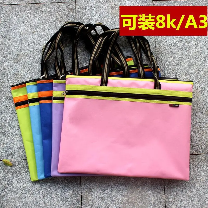 

Extra-large No. A3 Folder Storage Hand File Holder Students mei shu dai 8 K Drawing Board Bags 8 Open Drawing Paper Bag