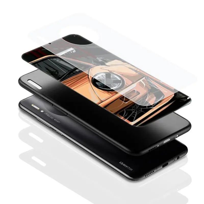 Чехол из закаленного стекла для Huawei P20 Lite P30 Pro Mate 10 20 Honor 8X Роскошный чехол