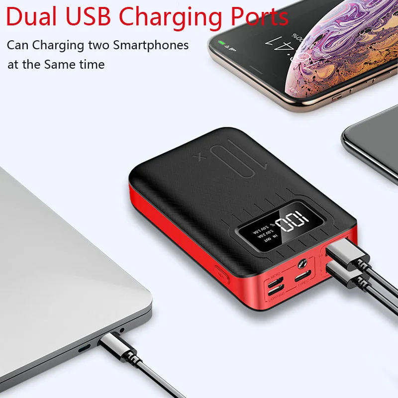 10000 мАч power Bank 2.1A Быстрая зарядка портативный внешний аккумулятор power bank для iPhone Android Xiaomi для смартфона повербанк