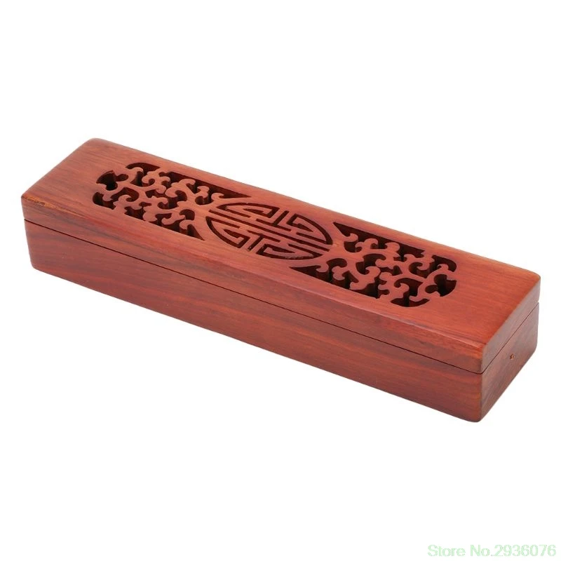 04 Винтажная палисандр подставка для ароматических палочек Joss Burner Box чехол с огнеупорным хлопком 72XF - Цвет: 04