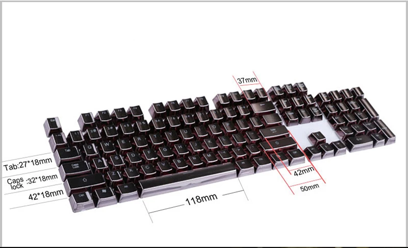 pudim keycap conjunto com extrator para diy