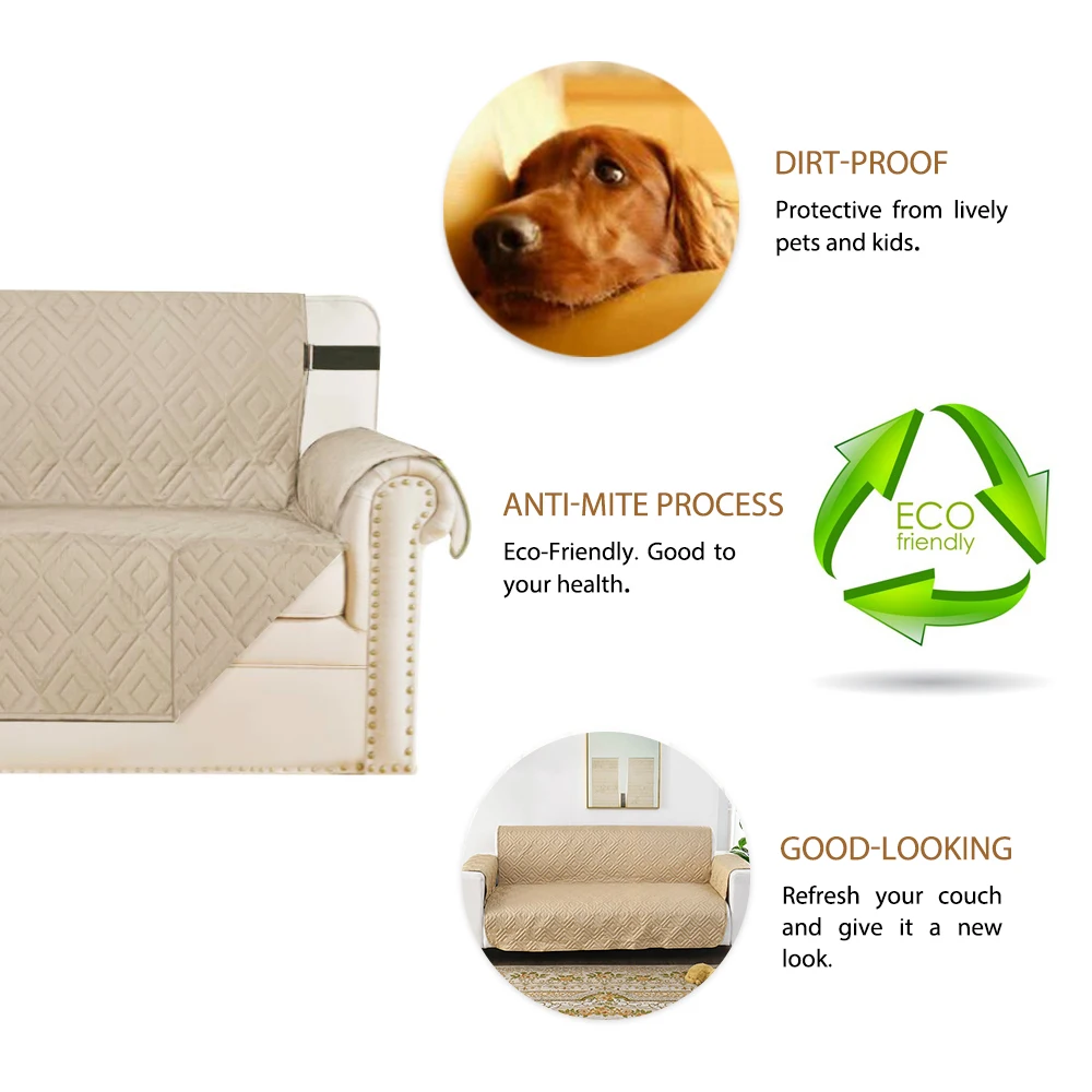 Водонепроницаемый для диванов съемный собака Детские коврик кресло, мебель протектор моющиеся подлокотник диван чехлов 1/2/3 сиденье