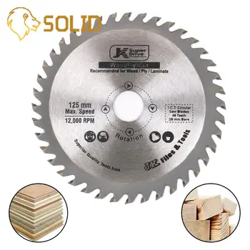 

5" Circular Saw Blade for Wood Plastic Acrylic Woodworking Saw Blade 40T Cutting Disc 1Pc