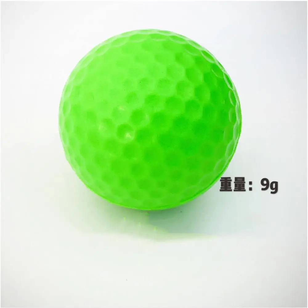 42 мм упругие мячи для игры в гольф, мягкие мячи для игры в гольф, желтые, цветные, ПУ мячи для тренировок, пена для игры в гольф, губки, резиновые шарики, капсулы - Цвет: Color Show 1