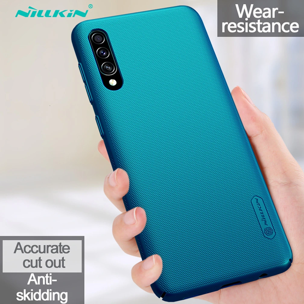 Peacock Blue Чехол NILLKIN для samsung Galaxy A50s, суперматовый чехол, Жесткий Чехол для задней панели из поликарбоната, чехол для samsung Galaxy A30s - Цвет: Peacock Blue