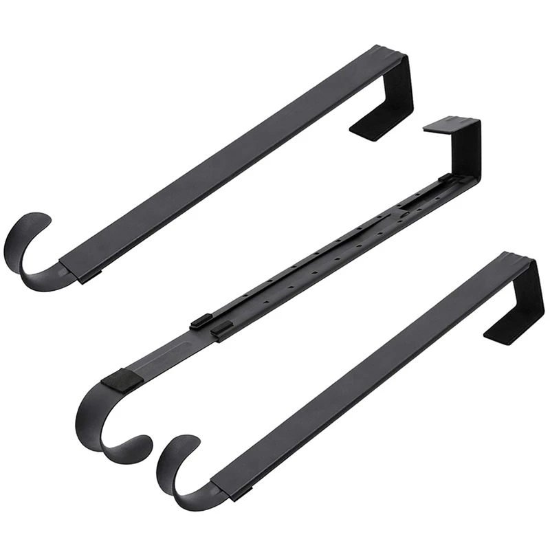 

ABUI-Wreath Hanger,Adjustable Wreath Hanger For Front Door From 14.9-25 inch ,20 Lbs Larger Door Wreath Hanger Christmas Wreaths