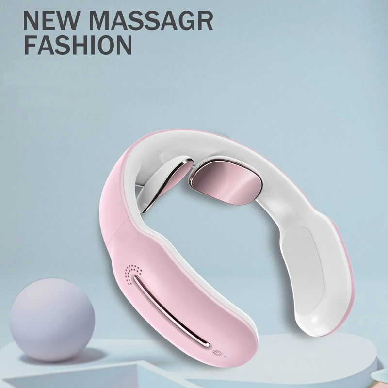 New Smart Electric Neck and Shoulder Massager Low Frequency Heating Pain Relief Tool Health Care Relax Relaxation | Красота и