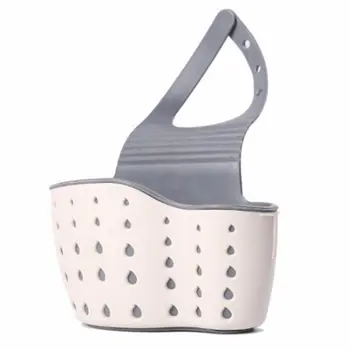 

Kitchen faucet rack rag storage bag silicone Sink drain rack storage basket Thicken upright Dish towel soap