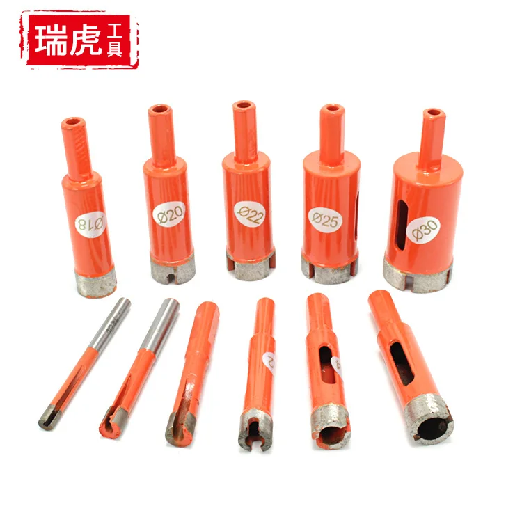

Sintering Marble Granite Tapper Tile Glass Opening Tool Sintering Diamond Drilling Bit Set