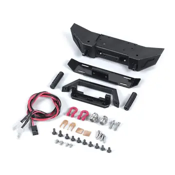 

Metal Front Bumper with Led Light for 1/10 RC Rock Crawler Axial SCX10 TRX4 D90 90046 90047