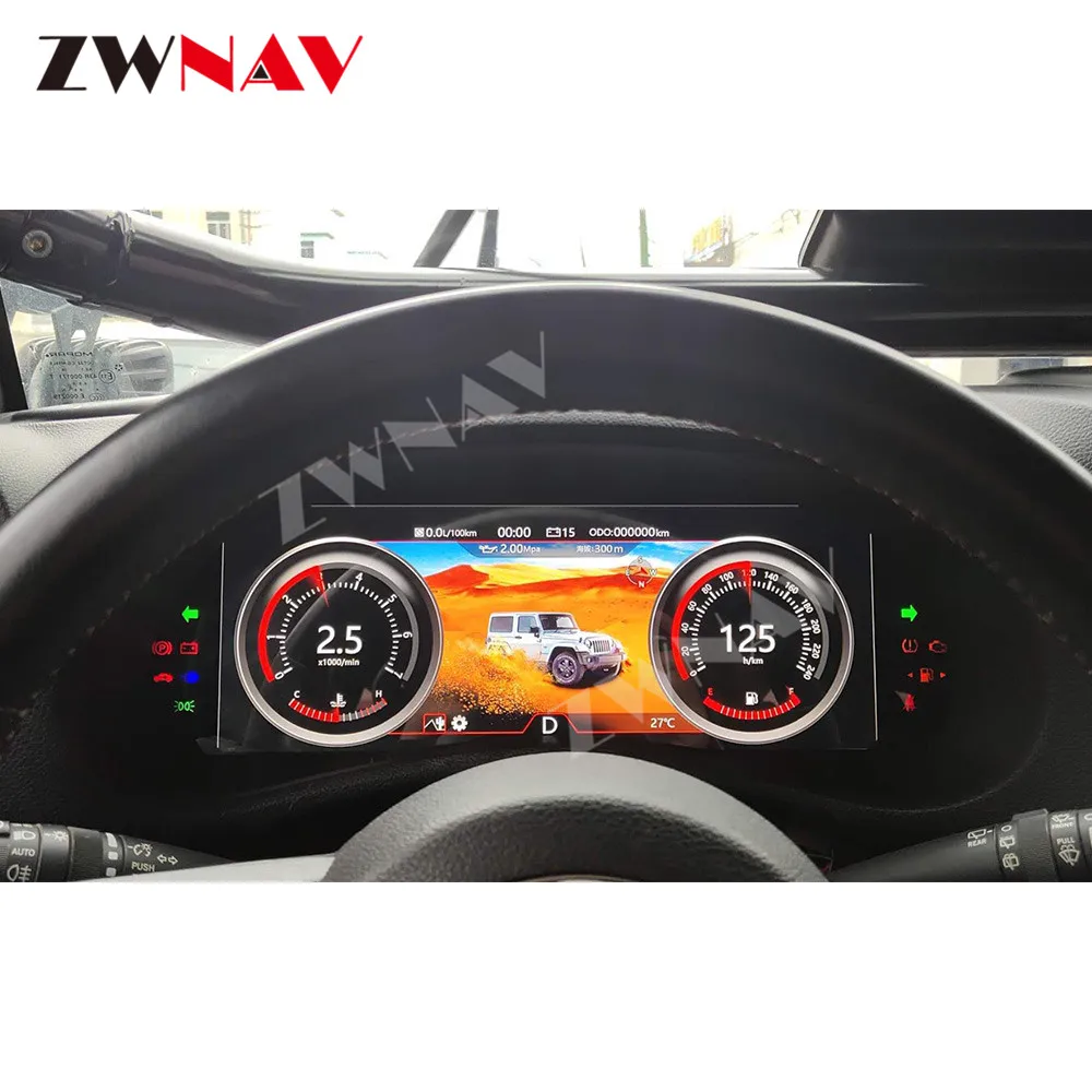 Digital Dashboard Panel Virtual Instrument Cluster Cockpit Lcd Speedometer  For Jeep Wrangler 2010-2017 Android  