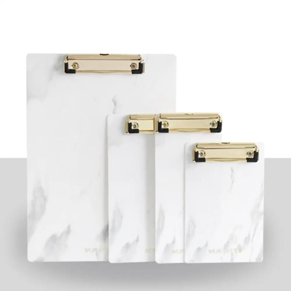 

A4/A5 /A6 clipboard folder Writing Pad clip board folder pp marble plastic bill clip board School Office Stationery Supplies