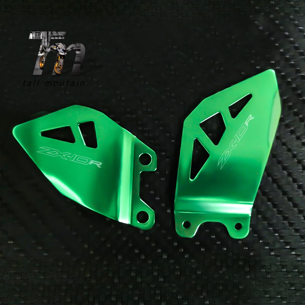 

Foot Peg Heel Plates Guard For KAWASAKI ZX10R ZX10RR 2011-2020 18 19 Motorcycle ZX-10R ZX-10RR Footrest Hanger Pedal Protector