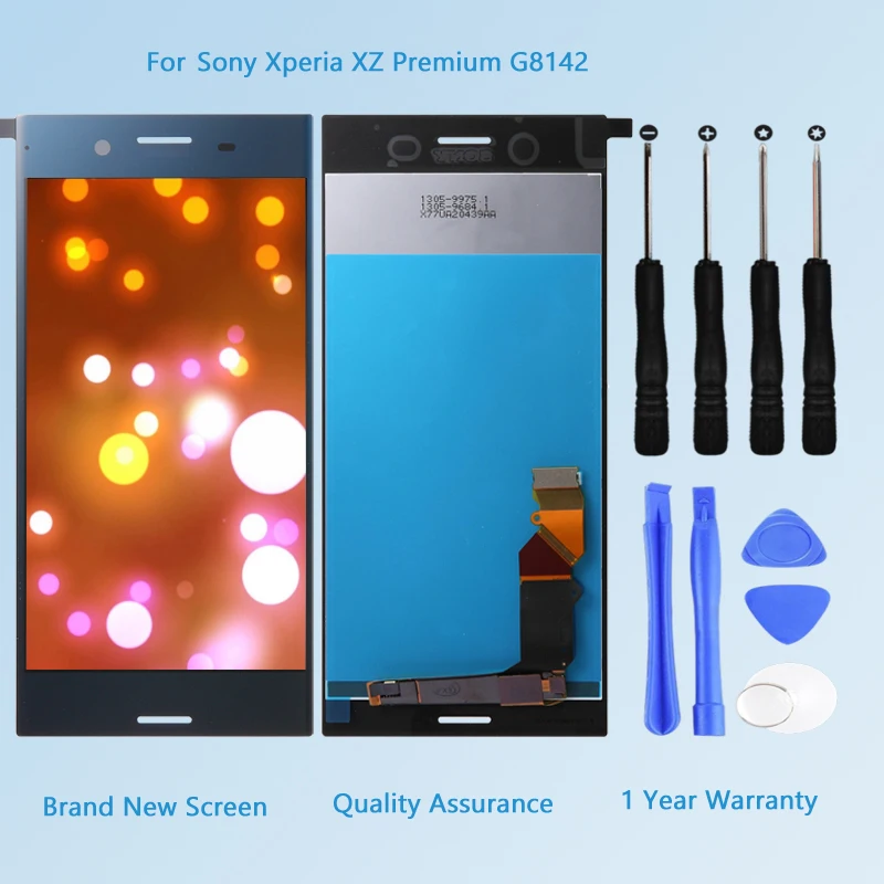 OEM для Xperia XZ Premium G8142 LCD F8331 F8332 экран дигитайзер с рамкой полная сборка Передняя