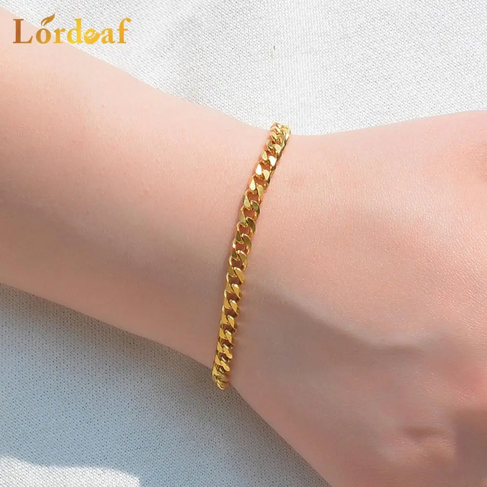 Women's Stainless Steel Cuban Gold Bracelet Can Give Fashion Jewelry | Украшения и аксессуары