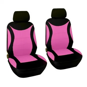 

4 Pcs Car Seat Cover Full Set Polyester Fabric Universal Automobile Seat Covers For Seat Protector Interior Accessories