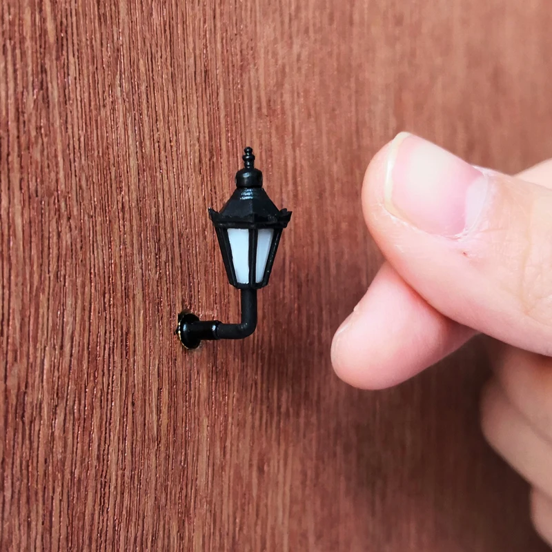 5 PCS HO Scale Wall mount lamps Street Lamp Model Making Railroad Model Park Lamps Train 3