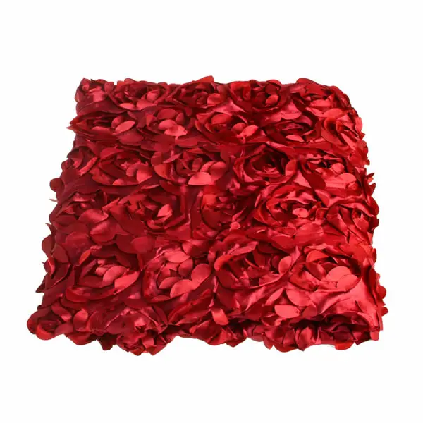 Red 140*200 см сатин 3D Роза проходу свадебный Декор Ковер занавес 72XF - Цвет: Red