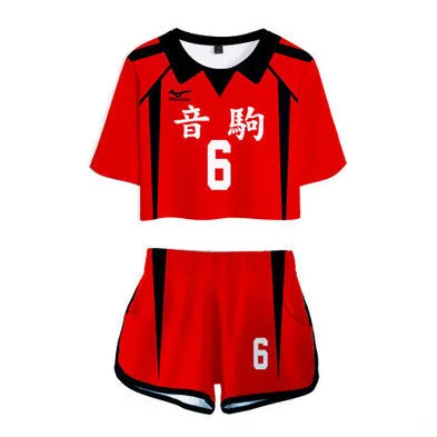 MicroPlush Haikyuu Cosplay Costume Aoba Johsai High School Akaashi Keiji Bokuto Koutarou Oikawa Tooru Two Piece Set Tops And Shorts -Zentai shop online Hefcb8f6564eb47b5b24732124b42b458u.jpg
