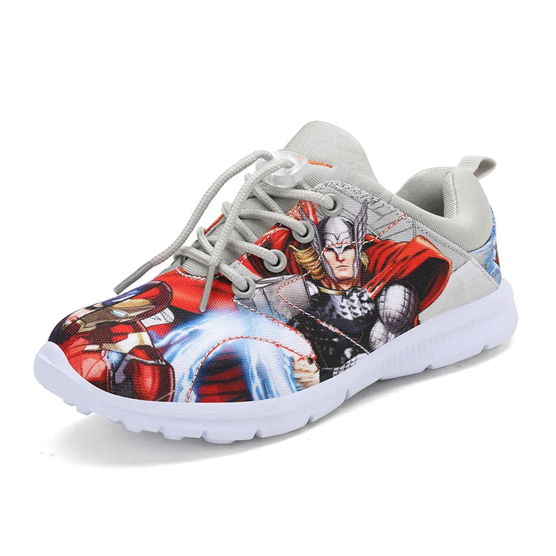 Gray Новинка; обувь для мальчиков; Детские кроссовки «Халк Мстители»; tenis infantil kinderschoenen; calzado; ботинки для мальчиков; enfant cocuk; спортивная обувь - Цвет: Gray
