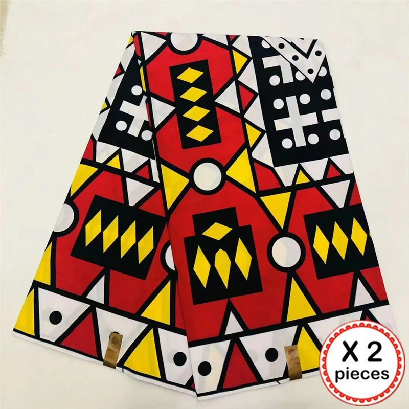 Высокое качество африканская вощеная ткань принтом хлопок 12 ярдов Анкара DIY швейный материал для африканского воскового платья