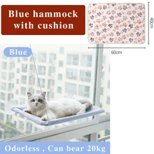  Cat Hammock Cute Hanging Beds Comfortable Sunny Seat Window Mount Pet product Soft Pet Shelf Supplies Detachable Bearing 20kg 