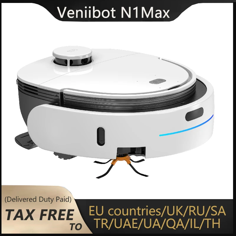 Робот-пылесос Veniibot N1 с автоматической пустой системой для мытья подметания и