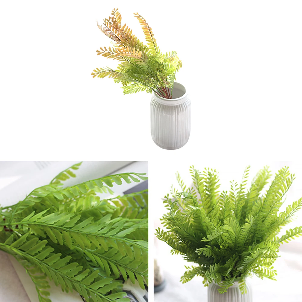 Artificial Green Plant Sage Simulates Leaf Wall Desk Fake Leaves Plant For Home Garden Decoration Simulation Fake Flower