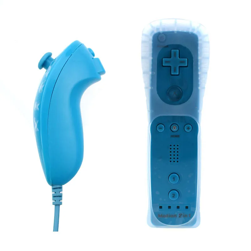 Nintend Wii   ̽ƽ  ÷ Ե 2in1 Nunchuck