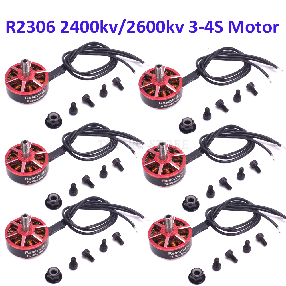 R2306 2306 2400KV / 2600KV FPV Бесщеточный Электрический мотор 3-4S PK F40 PRO II рама для фристайла RC